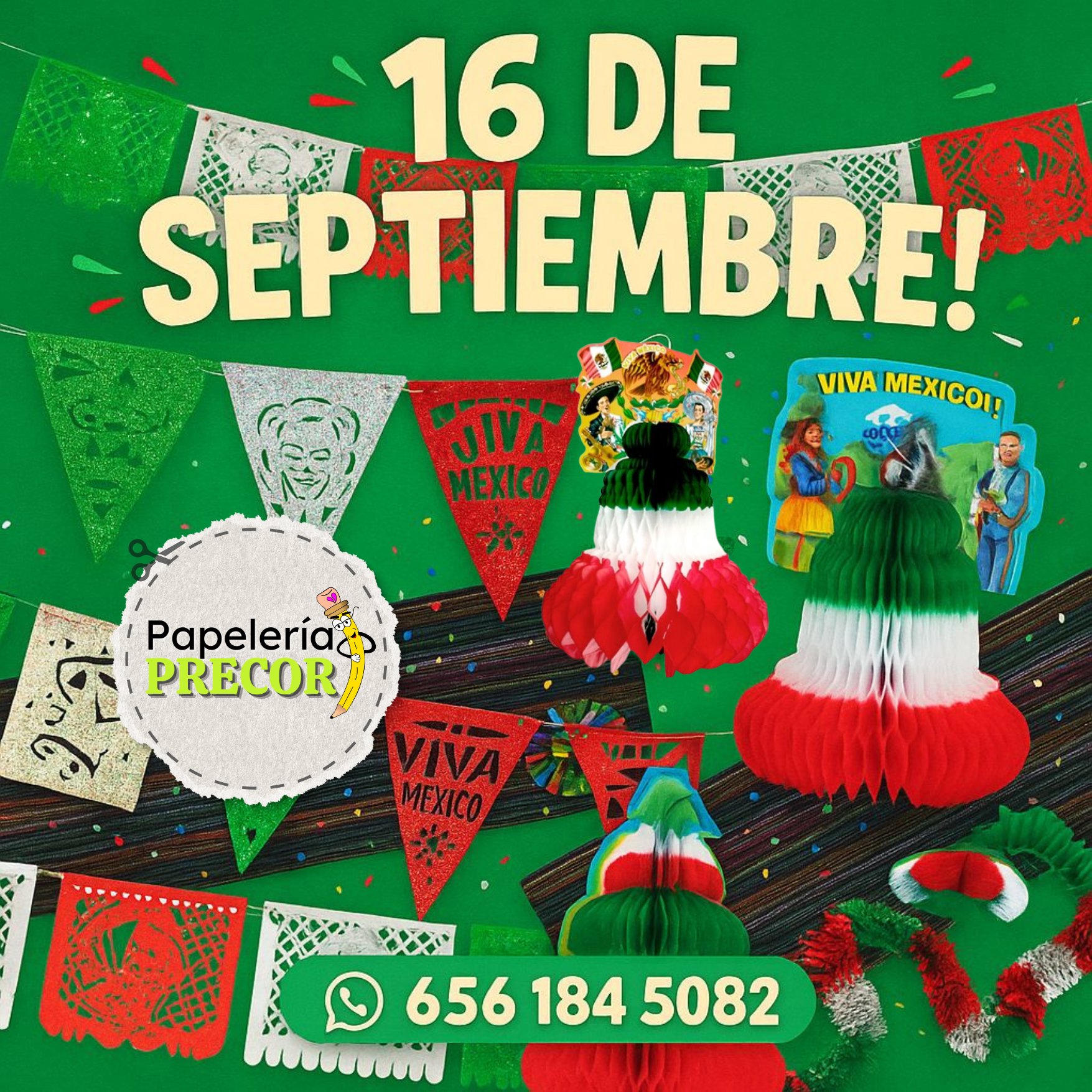 Decoracion 16 de Septiembre